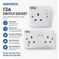 13A Double Switch Socket and 13A  switch socket
