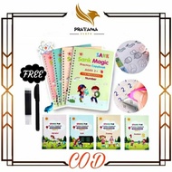 Sank Book Magic Practice 1 Set Contains 4 Books + Original Pen