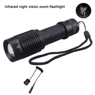 การมองเห็นได้ในเวลากลางคืนมืออาชีพ5W IR850NM ยุทธวิธีไฟล่าสัตว์รังสีอินฟราเรดแบบซูมได้ IR940NM ไฟฉาย