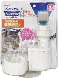 GEX - 貓用籠內碗型飲水機12x15.3x14cm