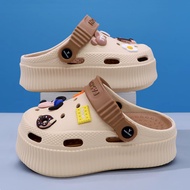 FENTINA Sandal Platform Anak kamuflase Sol Lembut Meningkatkan Tinggi Olahraga Nyaman Anti Licin Sep