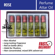 ROSE - Perfume Attar Oil - (6 x 8ml)