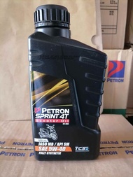 Petron Sprint 4T Scooter Oil 800ml
JASO MB/ API SM SAE 5W-40 FULLY SYNTHETIC