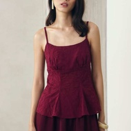 Nine Studio - Becca Top in Burgundy