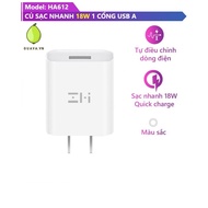 Xiaomi ZMI HA612 Quick Charge QC 3.0 18w Fast Charger