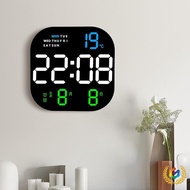 Jam Fesyen Baharu untuk Ruang Tamu, Jam Penggera Desktop, Jam Penggera Estetik LED Mudah, Jam Sampin