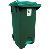 TOYOGO STEP BIN WITH WHEEL 120L 1009 L56XW50XH84CM