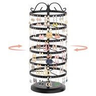 iDavosic.ly Earring Storage with 6 Tiers, Metal Earring Stand, Earring Holder, Jewellery Stand, Tree
