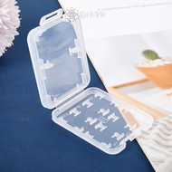 [QrhYK-t] 1Pc Transparent Protector Holder Micro Box For SD SDHC TF MS Memory Card Storage Case Plas