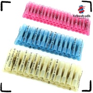 YRBWDYZDH 300 Pcs Butt Connectors, Red Blue Yellow Insulated Heat Shrink Wire Connectors, 22-16AWG /
