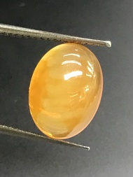 Mexican fire opal โอปอล์ 4.49 กะรัต ทรงวงรีธรรมชาติธรรมชาติ 100% 13.4x10x5.8mm Opal 4.49 cts oval sh