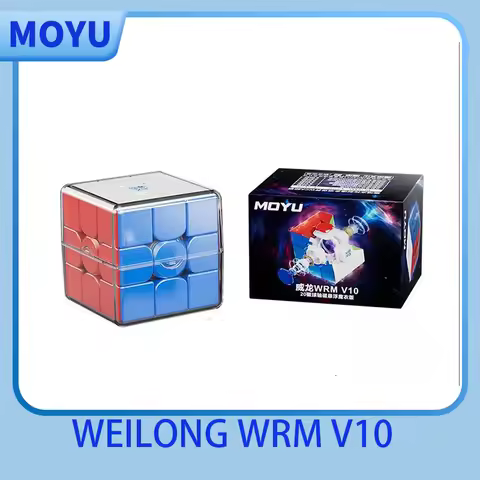 Moyu Weilong WRM V10 20M Maglev Ball-Core UV 3X3 Magnetic Magic Speed Cube Fidget Toys Weilong V10 M