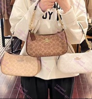 Coach CA548 TERI SHOULDER BAG IN SIGNATURE CANVAS 单肩包
