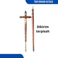 CATHOLIC PROCESS CROSS (175CM) CATHOLIC COURT CROSS/ MISDINAR COURT CROSS/ ALTAR CROSS/