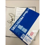 Sheet Protector A4 10pcs/pkt/Hata Sheet Protector/Lion File Sheet Protector