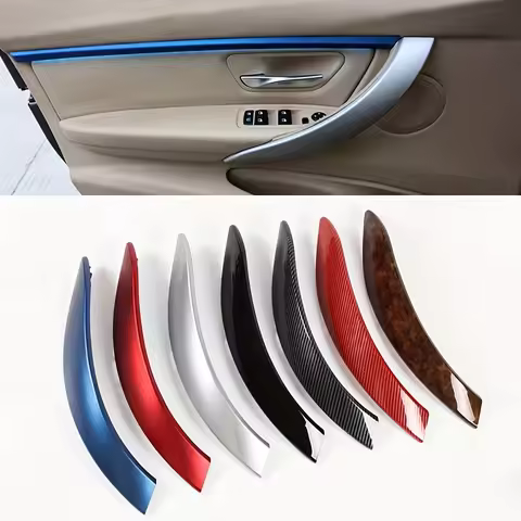 F30 F31 3 4 3GT Series 2013-2018 Inner Doors Handle Outer Pull Trim Cover Car Accessories For BMW 31