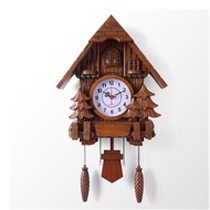 包邮 Cuckoo Clock Singing Specialty Clock Resin Wall clock 20inch Alarm clock Swing Watch Modern brief💯