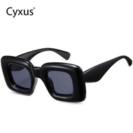 [ใหม่] Cyxus แฟชั่นแว่นตากันแดดผู้หญิงผู้ชาย Inflatable Square Sunnies UV 400 Shades ป้องกันกลางแจ้ง
