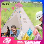 [Ready stock]  Fun Children Camping Tent Triangular Small Tent Foldable Kids Playhouse Tent Easy Assembly Triangular Toy Tent for Girls and Boys Small Size Fun Indoor Playtime
