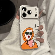 I'm fine Phone Case For OnePlus Nord N300 N200 N30 SE N20 CE5 CE4 Lite 5 3 5G 4G PU Leather I'm fine
