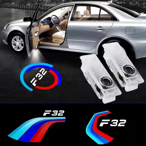 for 4 Series F32 Logo 2PCS LED Car Door Projector Shadow Courtesy Welcome Lights Decor Ghost Lamp Ac
