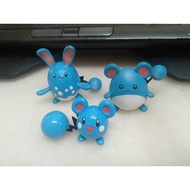 Pokemon Tomy Figure Azurill, Marill & Azumarill