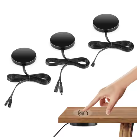 LED Light Switch for Home DC12V 24V Touch Switch Penetrate Hand Sweep and Stepless Touch Dimmer With