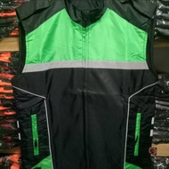 Taslan Green Motorcycle Vest