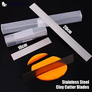 QUENNA 10cm/20cm Stainless Steel Clay Cutter Blades Blade Pottery Cutter Handicraft DIY Polymer Clay