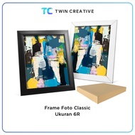 Photo Frame Aesthetic Wall Frame Minimalist Table Frame Room Fiber Frame - Thin 6R Classic Photo Fra