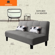 【SHENGSHI】 : FOLDABLE SOFA BED 2 SEATER / 3 SEATER /4 SEATER/ Olly Foldable sofa bed / Sofa Katil/Oliver sofa