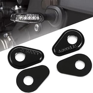 4 Pcs Black Motorcycle Turn Signal Adapter Spacers, Fit with Yamaha FZ 09 Tenere 700 2019-2021 MT07 2014-2018 MT09 Tracer 900 FJ09 2015-2018 XSR 900 2016-2018