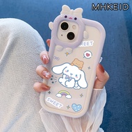 MHKEID Casing Hp OPPO A55 5G A16 A16S A53S 5G A54 A54S A56 Realme V11 V11s 5G Case Cinnamoroll Casin
