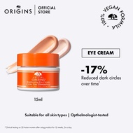 Origins GinZing™ Refreshing Eye Cream to Brighten and Depuff 15ml | Reduces Dark Circles, contains Niacinamide and Vitamin C