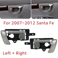 LT Left +Right Side Interior Inner Door Handle for 2007-2012 Hyundai Santa Fe with Gray Knob 82610-2