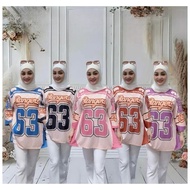 Loose T-shirt 5D "Sport 63". QQ Store Material Lycra Blended Polyester