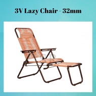3V Lazy Chair / Relax Chair / Leisure Chair / Kerusi Malas / Kerusi Rehat PVC Round String - 25mm Metal Pipe (High quali