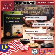 CONCORD Carrom Men Durable Smooth Wooden Coins Buah Carrom Berkualiti Tinggi Untuk Permainan Carrom