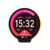 ESP32-C3 Development Board 1.28 Inch Round LCD Display Screen with Wifi Bluetooth Module No Touch Pa