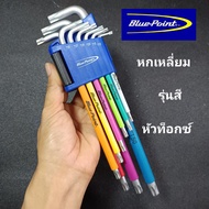 blue-point Hexagon Color Model 9 Torx Heads Set blue point Wrench 9