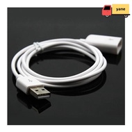YANE 1M-3ft Extension Cable Extender White  Male To Female Cord