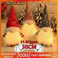 30cm Christmas Doll Elf Glowing Gnome with Led Night Light 2026 Christmas Decorations for Home Xmas 