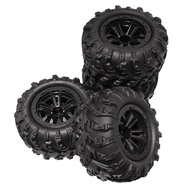 4PCS 12mm Hex 82mm Off-Road Snow Desert Tires For 14209 14210 16101 16102 16103 HBX 16889 16889A WLt