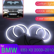Angel Eyes Kit 6000L Cotton White Halo Ring Light for BMW E83 X3 2003-2010