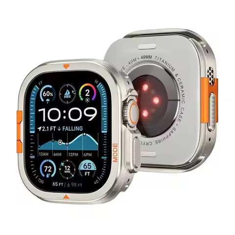 T10C!Metal Case For Watch Ultra 2 49Mm Protector Case Turn Bumper Cover With Back Shell For Iwatch U