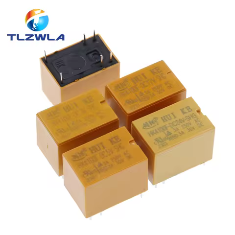 5PCS Signal Relay HK4100F-DC12V-SHG HK4100F-DC5V-SHG 6pin 3A 3V / 5V / 9V / 12V / 24V HK4100F-DC24V-