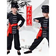 christmas outfit christmas dress for kids girl Children Wusong Tiger Performance Costume Tiger Costu