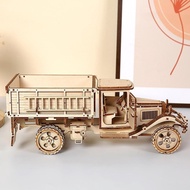 Children 3D Puzzle Kit Wooden Truck Puzzle for Hobby Home Decor Teens Adults