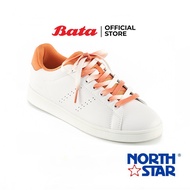 Bata บาจา ยี่ห้อ North Star รองเท้าผ้าใบแบบผูกเชือก รองเท้าแฟชั่น สนีกเกอร์ สำหรัผู้หญิง สีส้ม 5203072 สีเขียว 5207072 สีม่วง 5209072