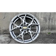 New Car Sport Rim BBS Wheels 14x5.5J 8x100/110 ET38 Metallic Hyper Black - READY STOCK
